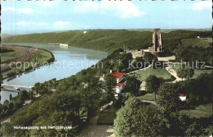 Hohensyburg mit Hengsteysee Denkmal