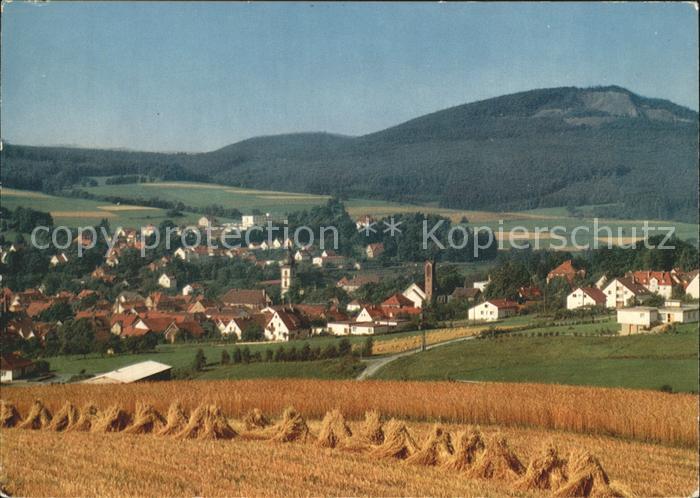 Gersfeld Rhoen Panorama Kneipp Luftkurort Erntezeit