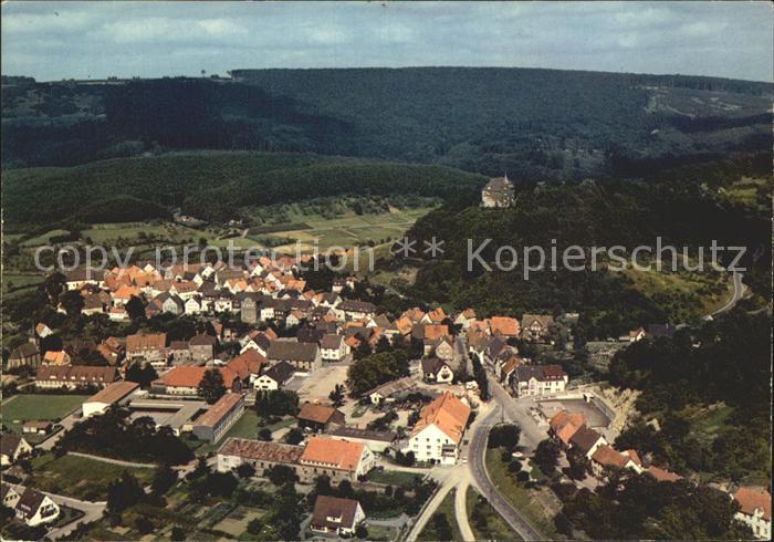 Schwalenberg Luftbild mit Blick zum Moerth