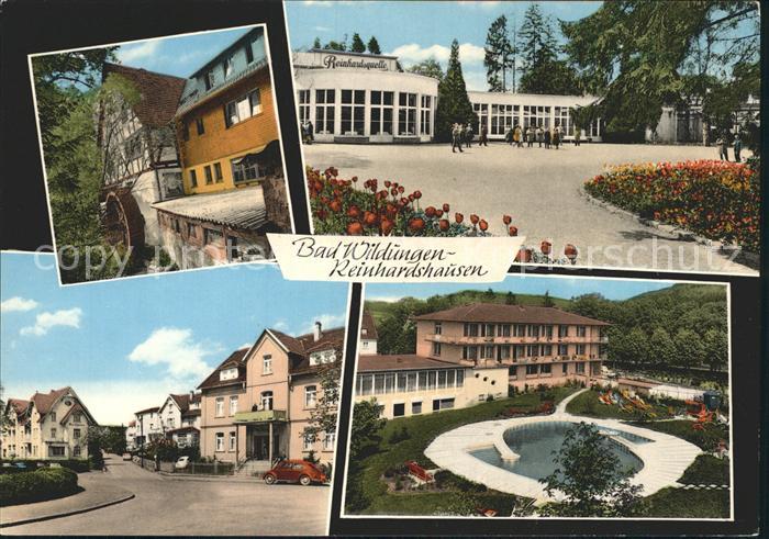 Reinhardshausen Kurheim Alte Muehle Wasserrad Reinhardsquelle Sanatorium Ortspar