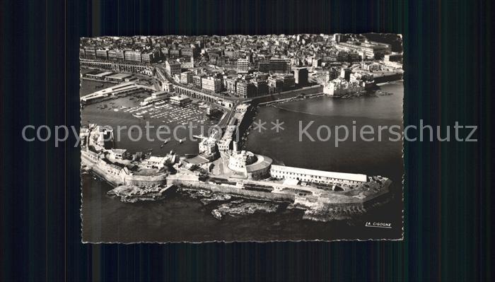 Alger Algerien Fliegeraufnahme Hafen