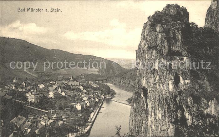 Bad Muenster Stein Ebernburg Felsen am Rhein