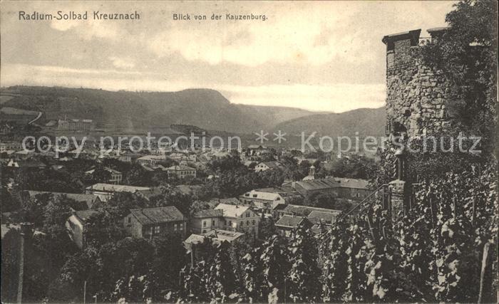 Bad Kreuznach Blick von der Kauzenburg