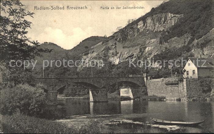 Bad Kreuznach Partie an der Salinenbruecke