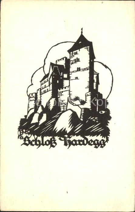 Hardegg Schloss Kuensterkarte