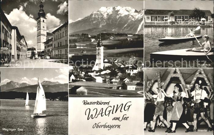 Waging See Marktplatz Tracht Kurhaus