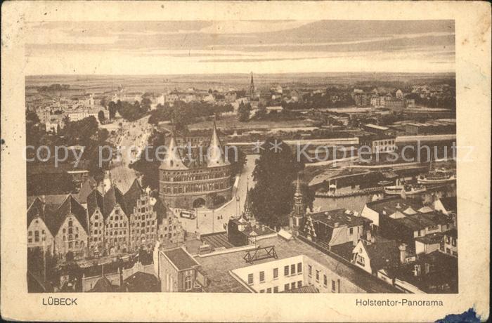 LueBECK  CITY Holstentor-Panorama