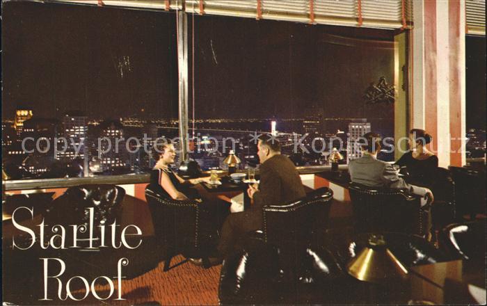 San Francisco California Starlite-Roof im Sir-Francis-Drake-Hotel