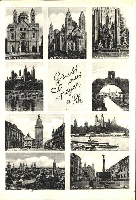 Speyer Rhein oelberg Dom Kriegerdenkmal