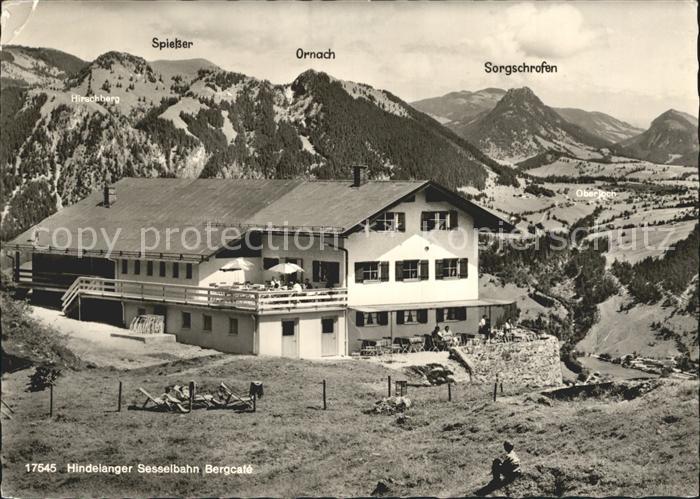 Hindelang Bad Sesselbahn BergCafe