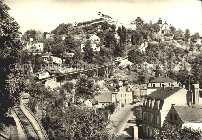 DRESDEN Elbe Dathseilbahn und Luisenhof Loschwitz