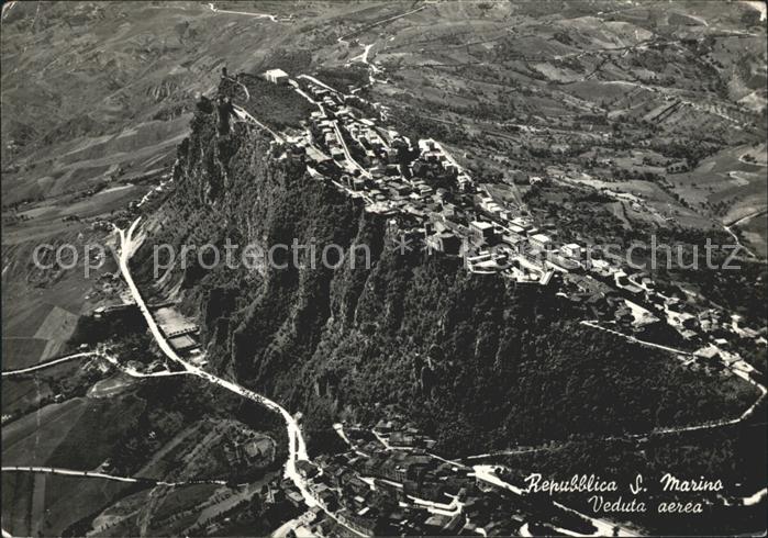 San Marino San Marino Fliegeraufnahme