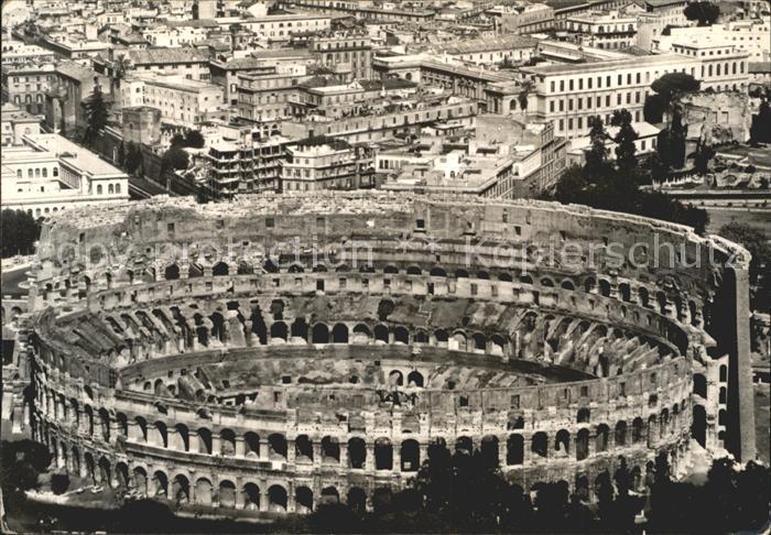 Roma Rom Kolosseum Fliegeraufnahme