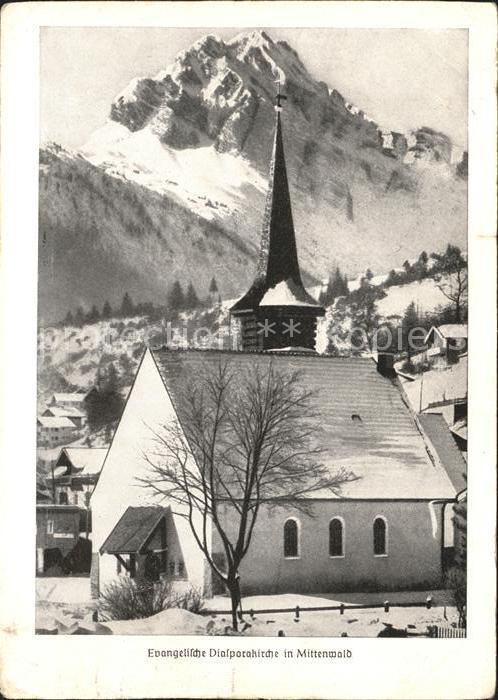 Mittenwald Bayern Kirche