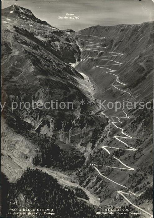 Passo dello Stelvio hoechste Strasse Europas
