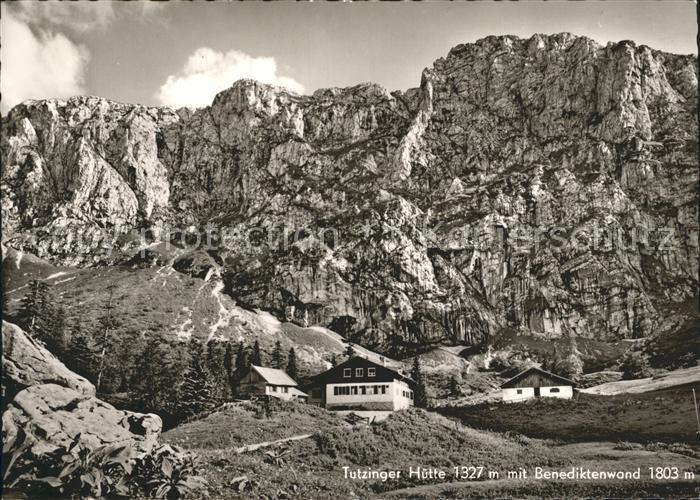 Tutzingerhuette mit Benediktenwand