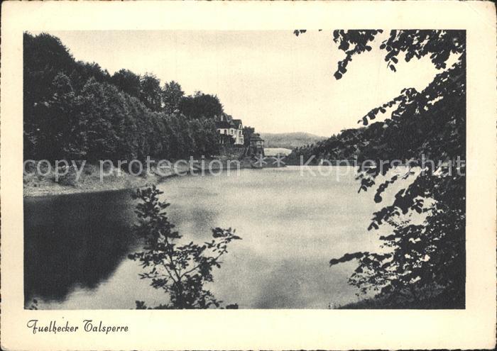 Altena Lenne Fuelbecker Talsperre