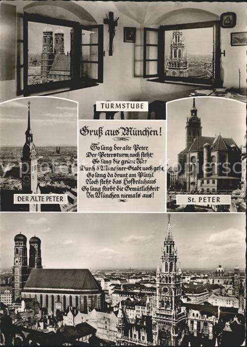 Muenchen Bayern Alter-Peter Turmstube
