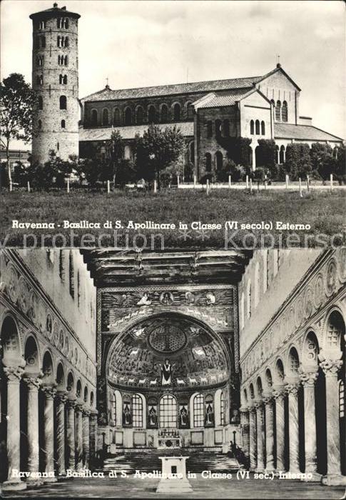 Ravenna Italia Basilica innen und aussen