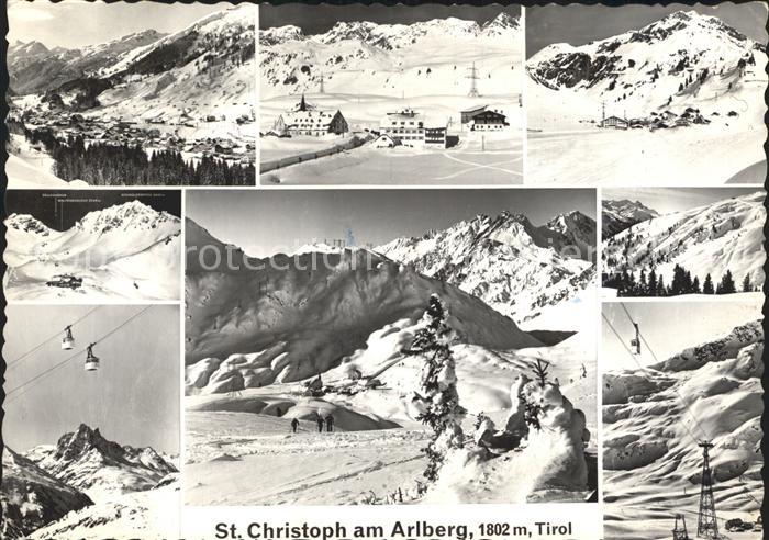 St Christoph Arlberg Skigebiet Seilbahn