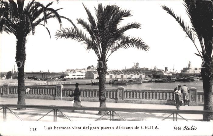 Ceuta Una hermosa vista del gran puerto Africano