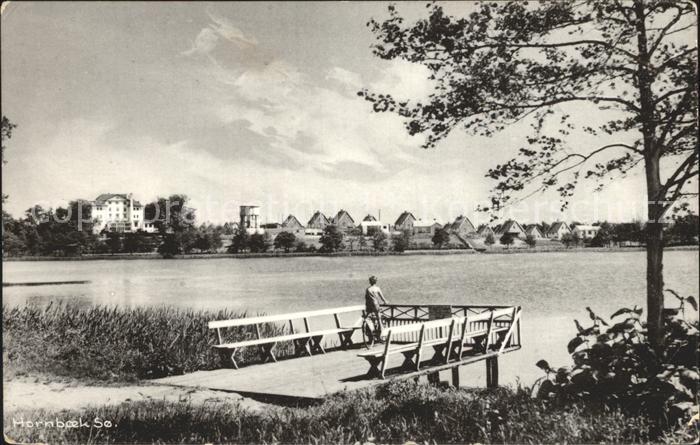 Hornbaek Partie am Wasser Steg