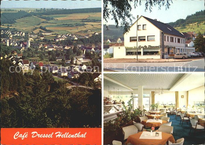 Hellenthal Eifel Cafe Dressel Ortsansicht