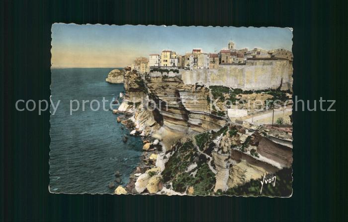 Bonifacio Corse du Sud La falaise Steilkueste