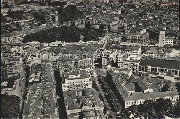 Bilbao Espana Plaza de Espana y Arenal vista aerea
