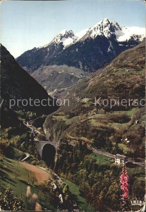 Luz-Saint-Sauveur Hautes Pyrenees Pont Napoelon Alpes