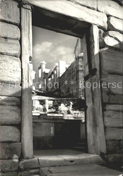 Athen Griechenland Akropolis Propylaeen