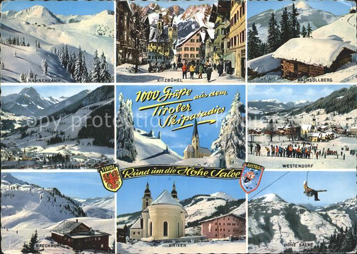Kitzbuehel Tirol Tiroler Skiparadies rund um die Hohe Salve