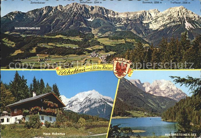 Scheffau Wilden Kaiser Panorama Kaisergebirge Haus Hubertus Hintersteiner See