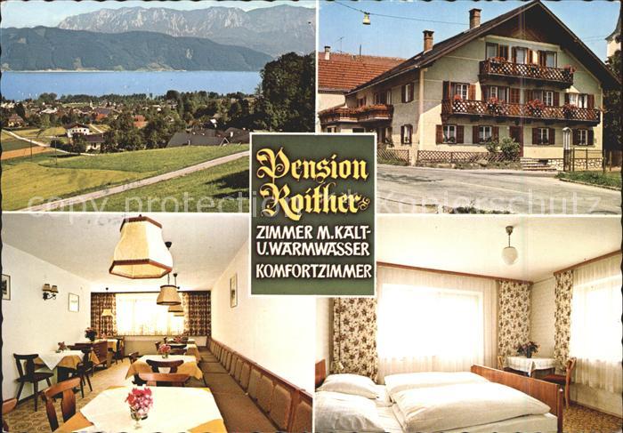 Nussdorf Attersee Pension Roither Seeblick Alpen