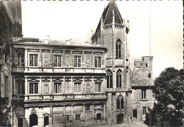 Uzes Facade du Chateau Tour de la Vigie XIIe siecle