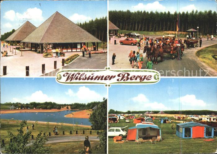 Uelsen Wilsumer Berge Erholungsgebiet Campingplatz Pferdewagen