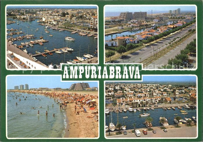 Ampuriabrava Diversas vistas Hafen Strand