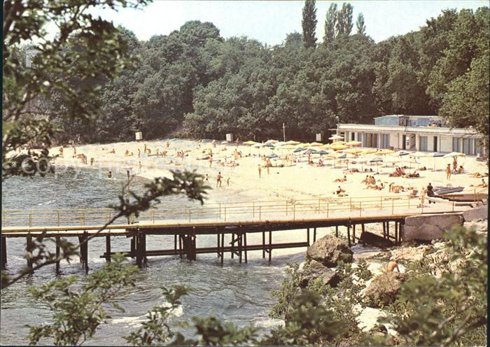 Drushba Bulgarien Seebad Strand Steg