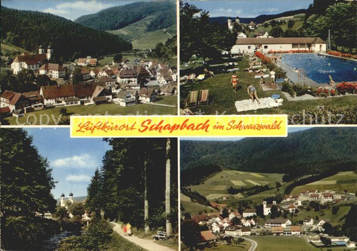 Schapbach Panorama Luftkurort im Schwarzwald Freibad