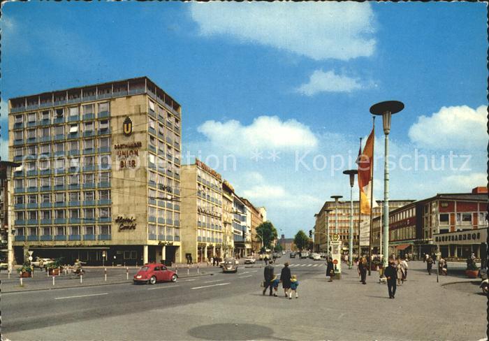Muenster Westfalen Partie am Hauptbahnhof