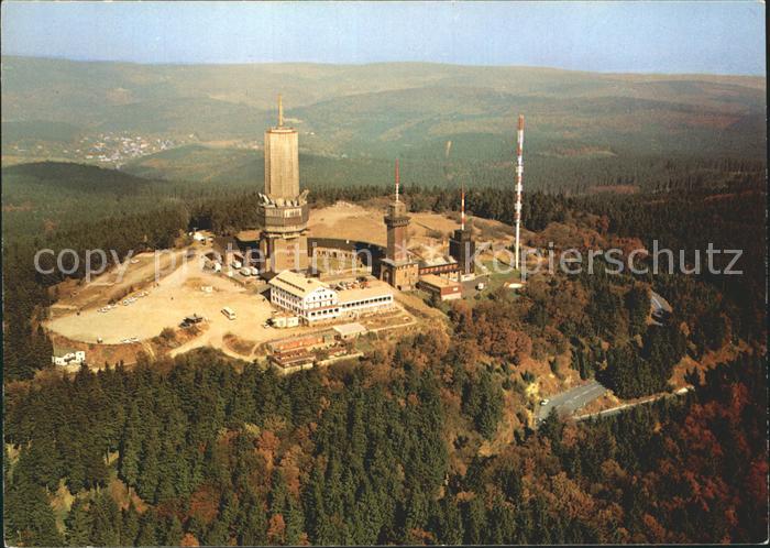 Grosser Feldberg Taunus Fliegeraufnahme