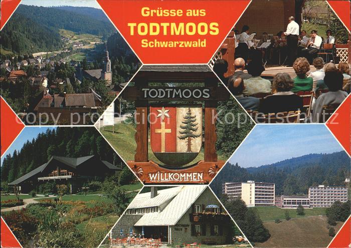 Todtmoos Schwarzwald BW Teilansichten Kurort Schwarzwald Konzert Hochkopf Haus G