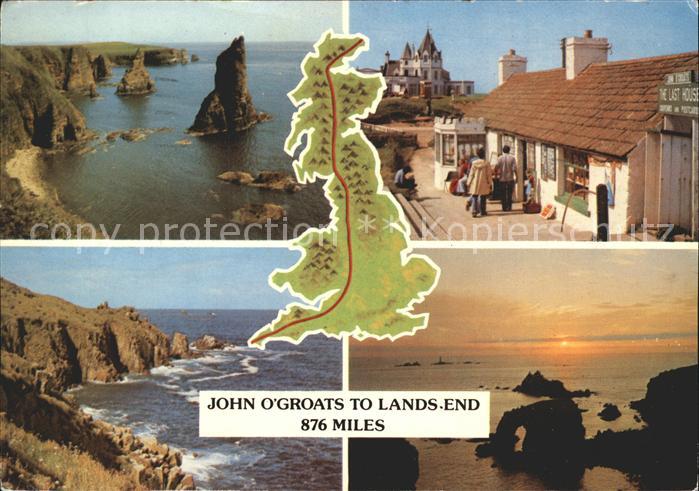 John o Groats to Lands End Coast Sunset