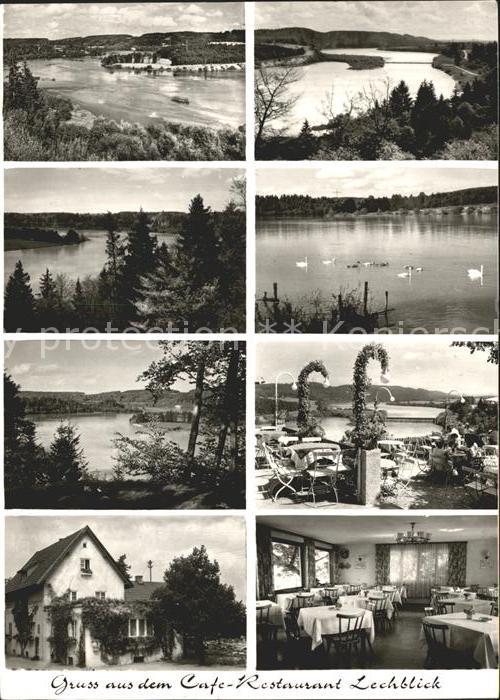 Landsberg Lech Cafe Restaurant Lechblick Romantische Strasse Landsberg Schongau