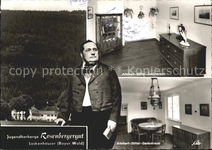 Lackenhaeuser Niederbayern Jugendherberge Rosenbergergut Adalbert Stifter Gedenk