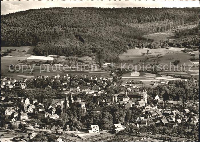 Amorbach Miltenberg Luftkurort Fliegeraufnahme