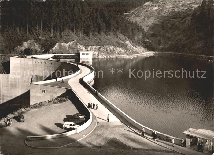 Okertalsperre Sperrmauer Stausee Serie Schoenes Deutschland