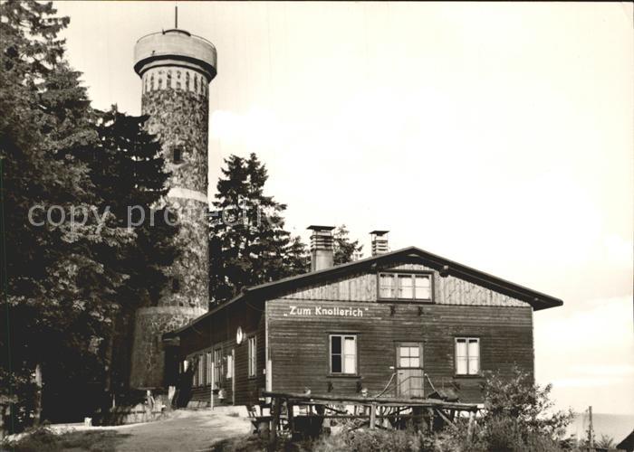 Sieber Herzberg am Harz Osterode Niedersachsen Schutzhuette Zum Knollerich Turm