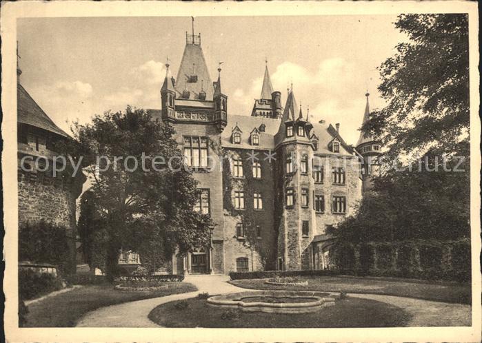 Wernigerode Harz Schloss Grosse Terrasse