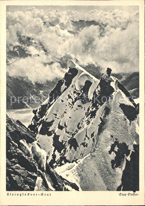 Kleinglockner Grat Gebirgspanorama Hohe Tauern Bergsteiger